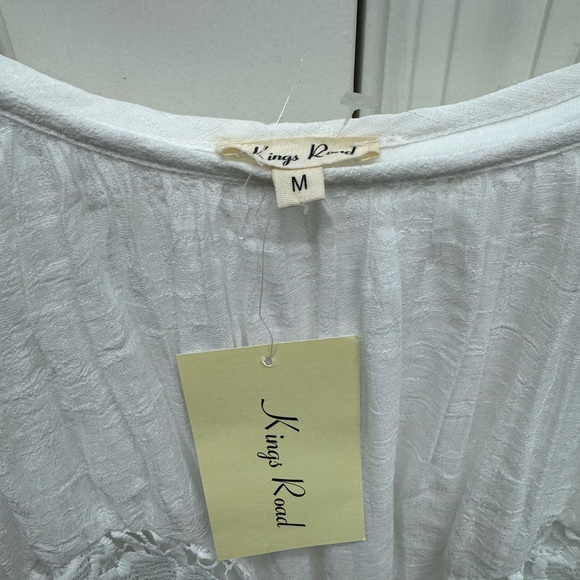 Anthropology Kings Road White Jumpsuit - Picture 4 of 9